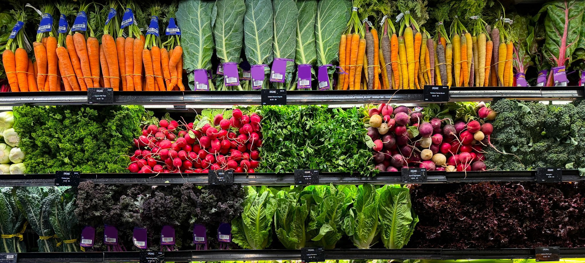 Fresh Produce and Floral Display